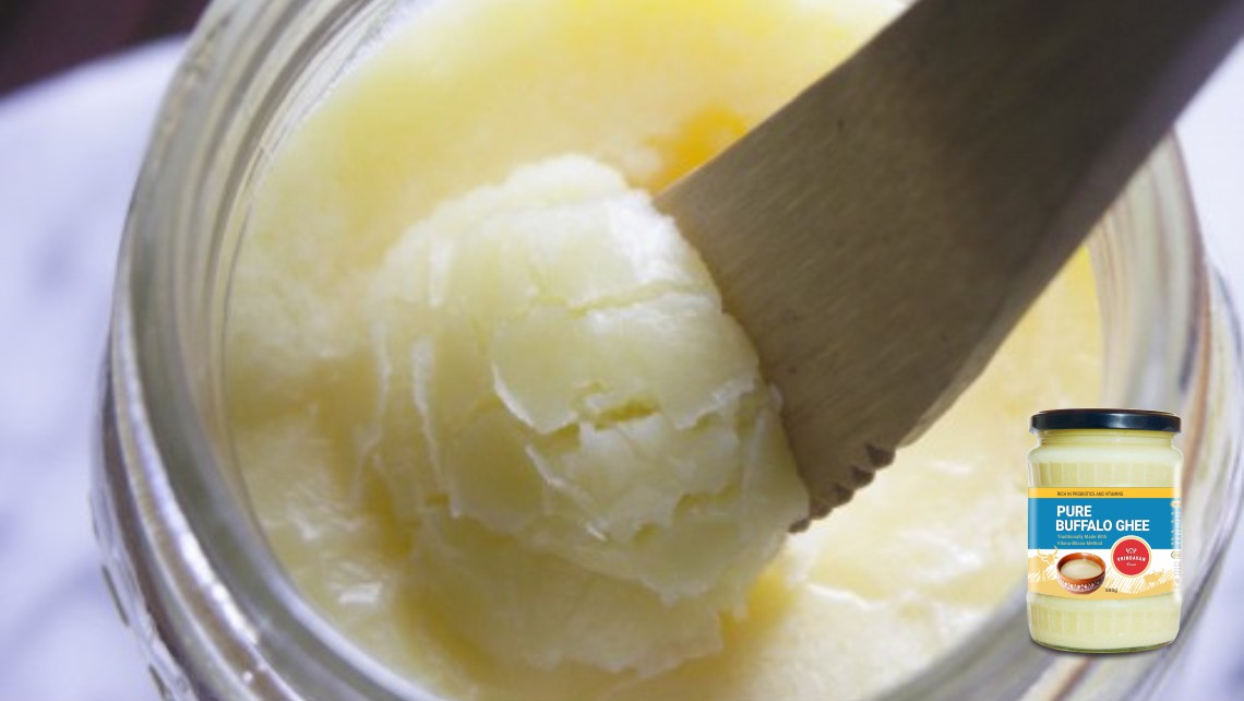 Buffalo ghee in bottle
